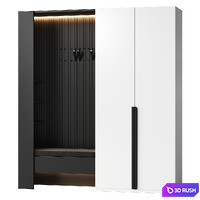 The hallway area is in a minimalist style 4