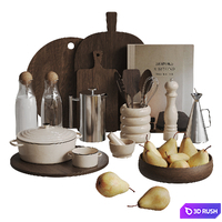 Kitchen Decor Set With Pears