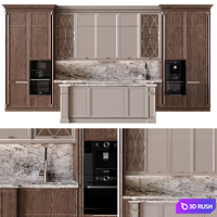 Kitchen in neoclassical style 72