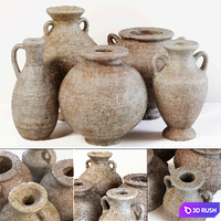 Dishes old history N1 / Old clay jugs