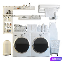 Decorative laundry filling