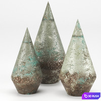Rustic concrete vase vol5