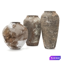 Rustic concrete vase vol6
