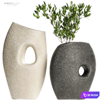 Crate & barrel -Clyborne Ceramic Vases