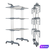 Folding clothes dryer