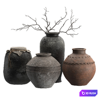 Artisan Rustic Vases set