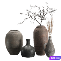 Artisan Rustic Vases set 2