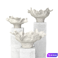 Meteor Bowl Ivory Vase
