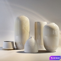 Ceramic vase in glaze
