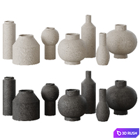 RH Geometric vases set
