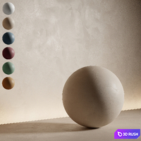 Decorative plaster. Seamless decorative plaster material 6 colors. 41
