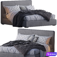 Meridiani Bed Stone Plus