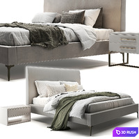 Andes Deco Upholstered Bed