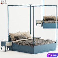 Zanotta Fabric Bed