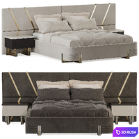 Bed Pierro by Zebrano Mobilya