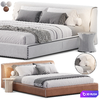 Softland bed by Lema