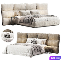 Palau bed by Visionnaire