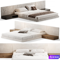 PALISSANDRE Modern Bed, Double bed 01