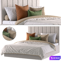 Bed Vega-Floor 160 Bucle White
