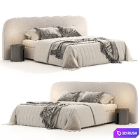 Snow Boucle Bed By Houseofisabella
