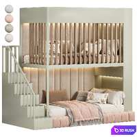Designer two-level bed Kids room
