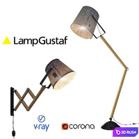 Sconce and floor lamp, model LEGEND, from the company LampGustaf, Sweden.