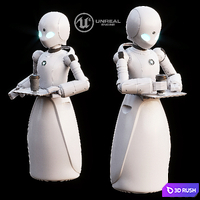 AVE Orihime-d animated PBR (+ UNREAL ENGINE)