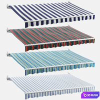 Awning set 2 (striped)