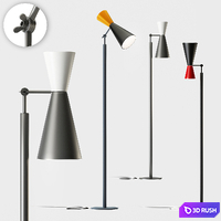Parliament floor lamp by Le Corbusier