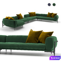 Modular sofa OBLO from Natuzzi Italia