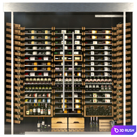 Huge wine rack. Wine