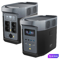 EcoFlow DELTA 2 charging station and battery