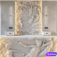 HEADBOARD 3D wall panel 002