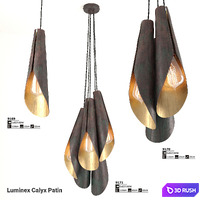 Pendant lamp Luminex Calyx Patin 9169, 9170, 9171