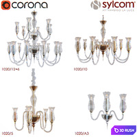 Sylcom set chandelier