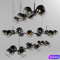 Chandelier west elm Staggered Glass Chandelier - 12-Light