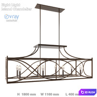 Eight Light Island Chandelier