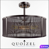 Union Station 3 Light Semi-Flush Mount by Quoizel