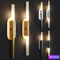 Rousseau Medium Bath Sconce and Rousseau medium vanity