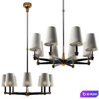 Eight branch chandeliers