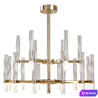 Il Paralume Marina CARRARA MARBLE LARGE CHANDELIER