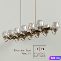Chandelier and sconces Jonathan Browning Montalembert