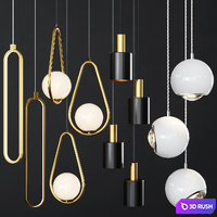 Pendant lights set 054