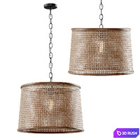 Rattan pendant light / Rattan luster
