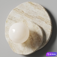 CB2 - ASTR WHITE ONYX WALL SCONCE