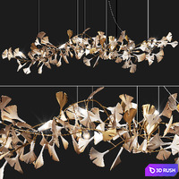 Porcelain Chandelier Ginkgo Bespoke