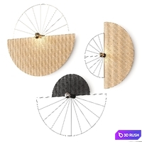 Aromas del Campo Ghaban Rattan Wall Lamps