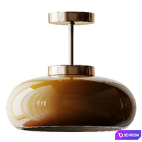 Medieval Vintage Semi Flush Ceiling Light