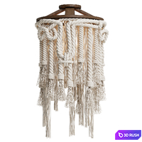 Macrame Lamp Shade Boho Hanging Pendant