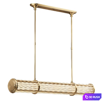 Perren Large Linear Chandelier by Visual Comfort
